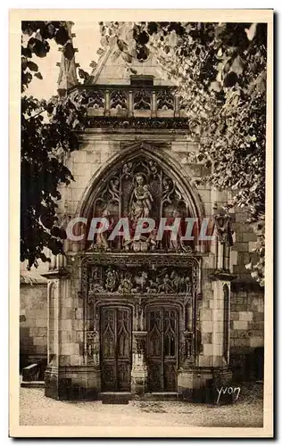 Ansichtskarte AK Amboise Chateaux De La Loire Chateau Porte de la chapelle St Hubert