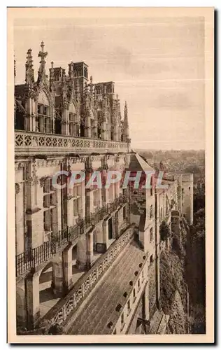 Ansichtskarte AK Amboise Le Chateau Facade Sur la Loire