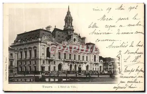 Cartes postales Tours L Hotel de Ville