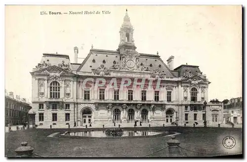 Cartes postales Tours Nouvel Hotel de Ville