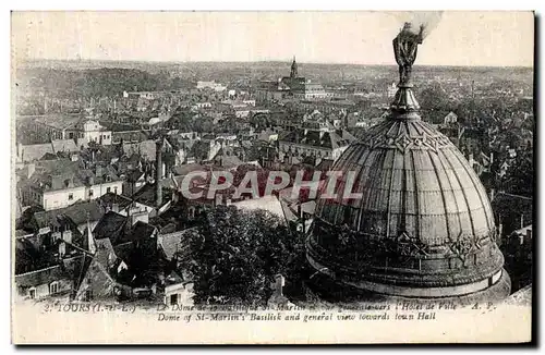 Ansichtskarte AK Tours Le dome de la basilique St Martin