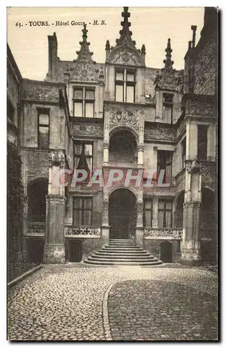 Cartes postales Tours Hotel Gouin