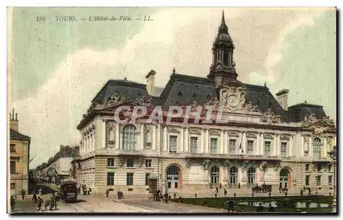 Cartes postales Tours L Hotel de Ville