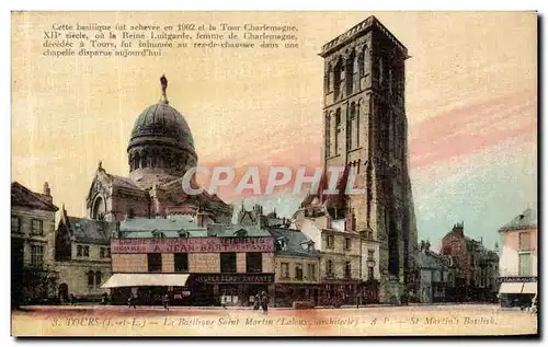 Cartes postales Tours La Basilique Saint Martin