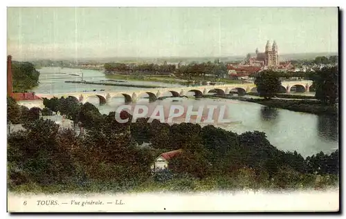 Cartes postales Tours Vue Generale