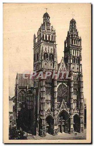 Cartes postales Tours La cathedrale Saint Gatien