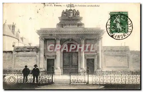 Cartes postales Tours Portail de L ancien Archeveche