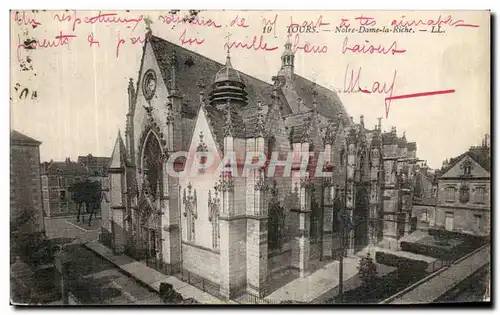 Cartes postales Tours Notre Dame la Riche