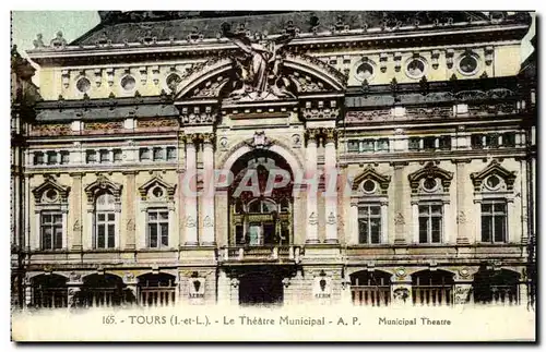 Cartes postales Tours Le Theatre Municipal