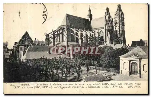 Cartes postales Tours Cathedrale Saint Gatien