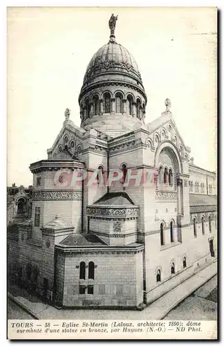 Cartes postales Tours Eglise St Martin