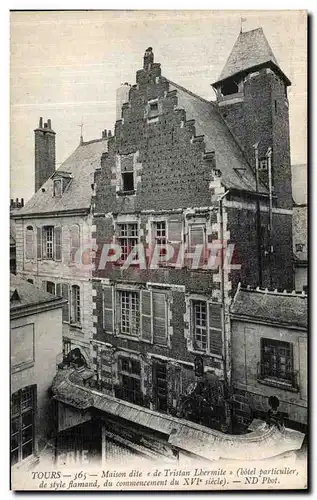 Cartes postales Tours Maison dite de Tristan Lhermite Hotel particulier de style flamand