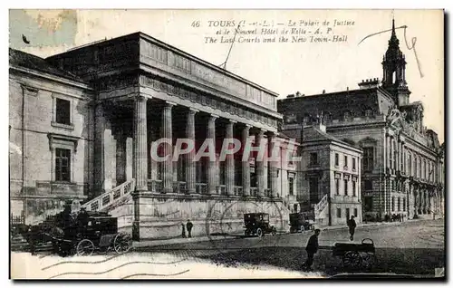 Cartes postales Tours Le Palais de Justice