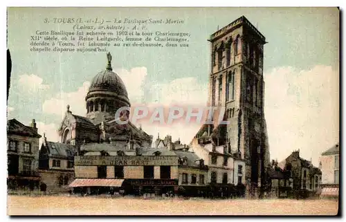 Cartes postales Tours La Basilique Saint Martin