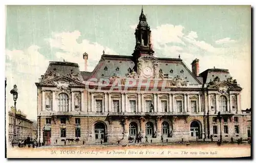 Cartes postales Tours Le Nouvel Hotel de Ville