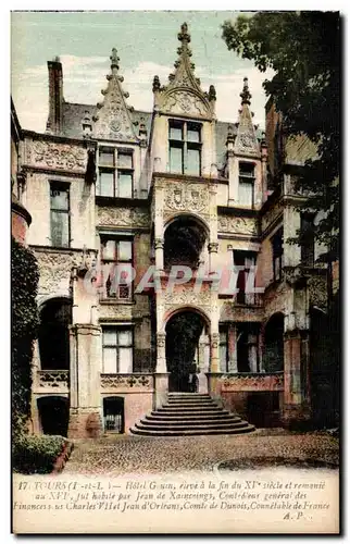 Cartes postales Tours Hotel Gouin