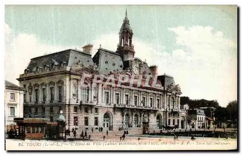 Cartes postales Tours L Hotel de Ville