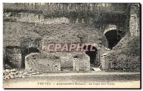 Cartes postales Treves Amphitheatre Romain La Cage aux Lions