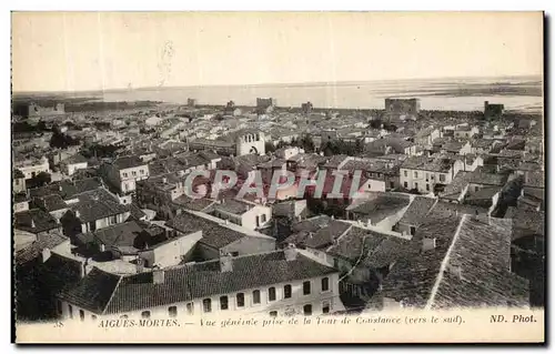 Cartes postales Aigues Mortes Vue Generale prise de la Tour de Constance