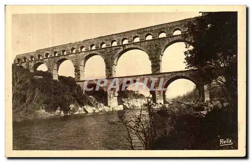 Cartes postales Le Pont du Gard Aqueduc Romain