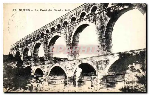 Cartes postales Nimes Le Pont du Gard