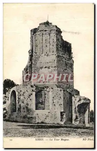 Cartes postales Nimes La Tour Magne