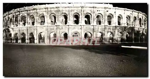 Cartes postales moderne Nimes Les Arenes de Nuit