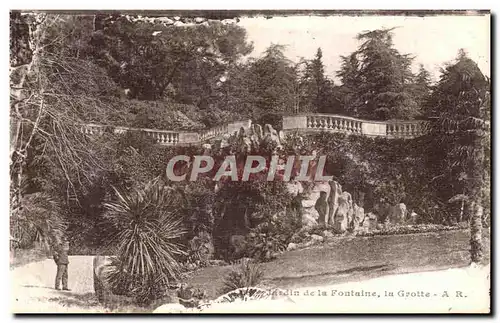 Cartes postales Nimes Jardin de la Fontaine La Grotte