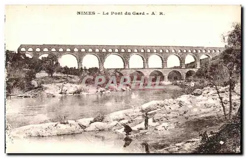 Cartes postales Nimes Le Pont du Gard