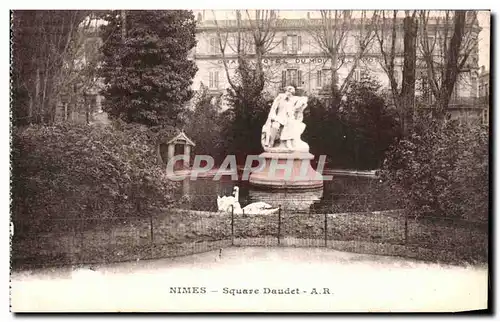 Ansichtskarte AK Nimes Square Daudet