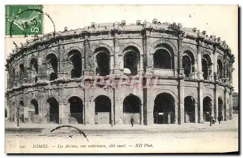 Cartes postales Nimes Les Arines Vue Extericure cote ouest