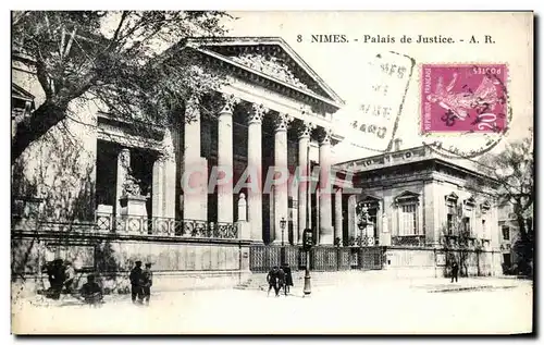 Cartes postales Nimes Palais de Justice