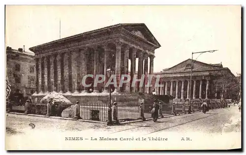 Cartes postales Nimes La Maison Cavve et le