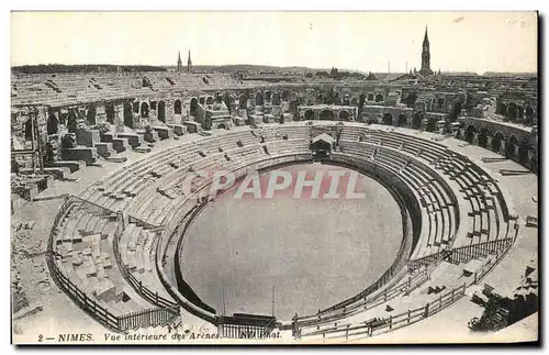 Cartes postales Nimes Vue Interieure des