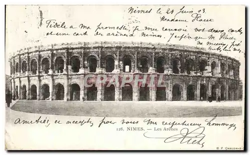 Cartes postales Nimes Les Arenes