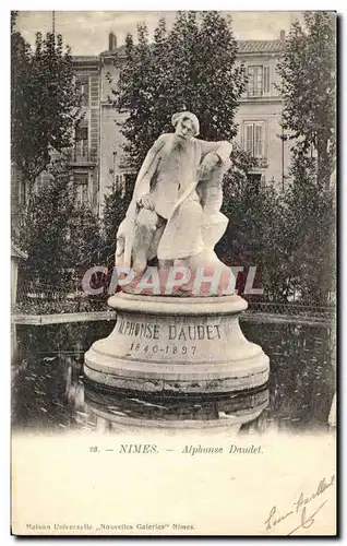 Cartes postales Nimes Alphonse Daudet