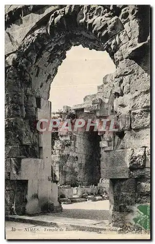 Cartes postales Nimes Temple de Diane Vue Exterieure