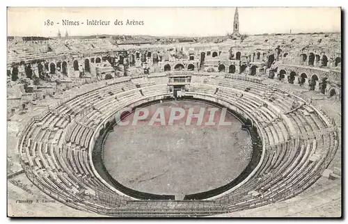 Cartes postales Nimes Interieur des Arenes