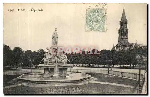 Cartes postales Nimes L Esplanade