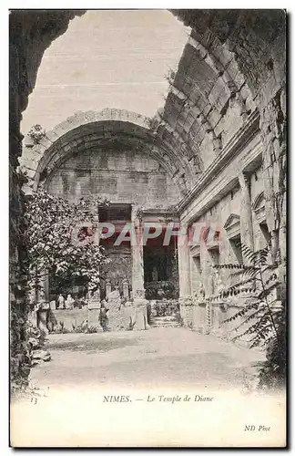 Cartes postales Nimes Le Temple de Diane