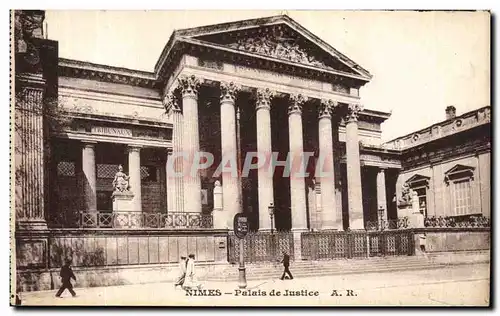 Ansichtskarte AK Nimes Palais de Justice