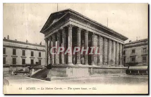 Ansichtskarte AK Nimes La Maison Carree