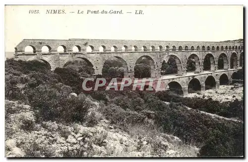 Cartes postales Nimes Le Pont du Gard