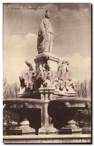 Cartes postales Nimes La Fontaine Pradier