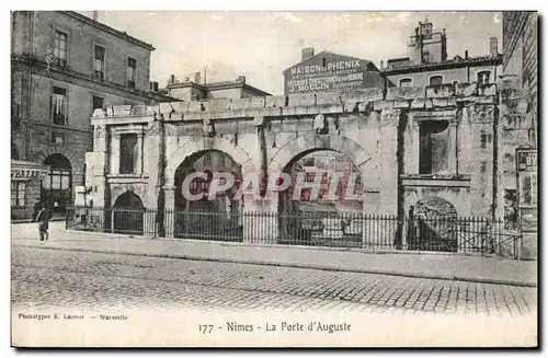 Cartes postales Nimes La Porte D Auguste