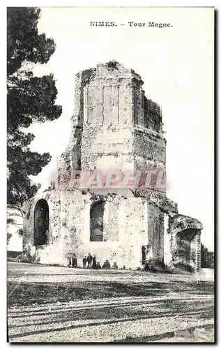 Cartes postales Nimes Tour Magne