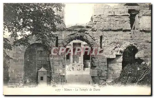 Cartes postales Nimes Le Temple de Diane