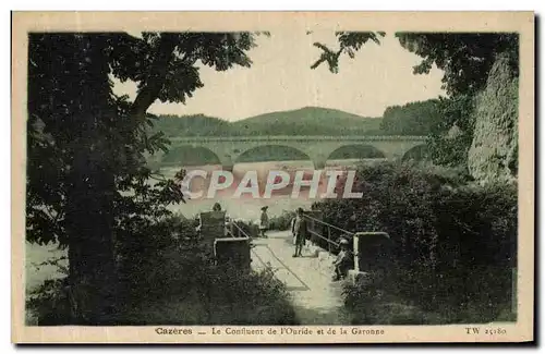 Ansichtskarte AK Cazeres Le Confluent de l Ouride et de la Garonne