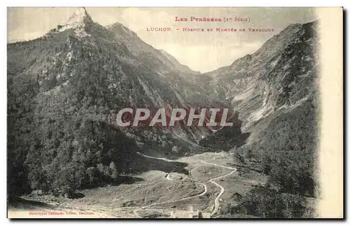 Cartes postales Luchon Hospice et Montee de Venasque