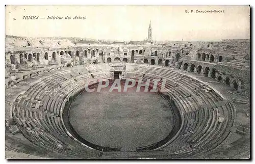 Cartes postales Nimes Interieur Des Arenes
